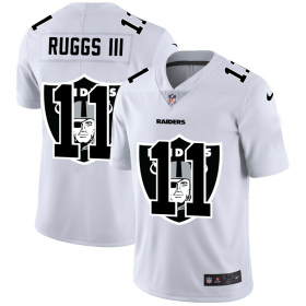 Wholesale Cheap Las Vegas Raiders #11 Henry Ruggs III White Men\'s Nike Team Logo Dual Overlap Limited NFL Jersey