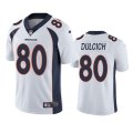 Wholesale Cheap Men's Denver Broncos #80 Greg Dulcich White Vapor Untouchable Stitched Jersey