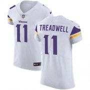 Wholesale Cheap Nike Vikings #11 Laquon Treadwell White Men's Stitched NFL Vapor Untouchable Elite Jersey