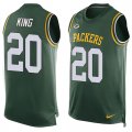 Wholesale Cheap Nike Packers #20 Kevin King Green Team Color Men's Stitched NFL Limited Tank Top Jersey