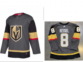 Wholesale Cheap Men\'s Vegas Golden Knights #8 Phil Kessel Gray Adidas NHL Home Jersey