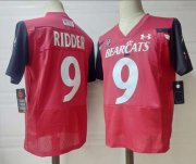 Wholesale Cheap Men's Cincinnati Bearcats #9 Desmond Ridder Alumni Red NCAA Jersey College Football