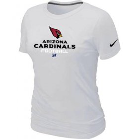 Wholesale Cheap Women\'s Nike Arizona Cardinals Critical Victory NFL T-Shirt White