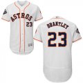 Wholesale Cheap Astros #23 Michael Brantley White Flexbase Authentic Collection 2019 World Series Bound Stitched MLB Jersey
