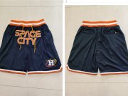 Wholesale Men's Houston Astros Navy Blue Just Don Shorts Swingman Shorts