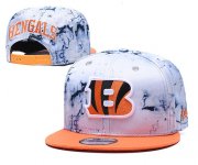 Wholesale Cheap Bengals Team Logo Smoke Orange Adjustable Hat TX