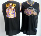 Wholesale Cheap Los Angeles Lakers #24 Kobe Bryant Black Notorious Fashion Jersey