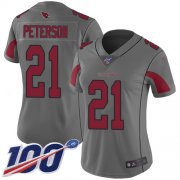 Wholesale Cheap Nike Cardinals #21 Patrick Peterson Silver Women's Stitched NFL Limited Inverted Legend 100th Season Jersey