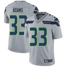 Wholesale Cheap Nike Seahawks #33 Jamal Adams Grey Alternate Men\'s Stitched NFL Vapor Untouchable Limited Jersey