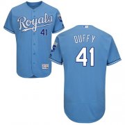 Wholesale Cheap Royals #41 Danny Duffy Light Blue Flexbase Authentic Collection Stitched MLB Jersey