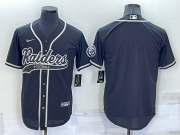 Wholesale Cheap Men's Las Vegas Raiders Blank Black Stitched MLB Cool Base Nike Baseball Jersey