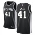 Wholesale Cheap Nike Spurs #41 Trey Lyles Black NBA Swingman Icon Edition Jersey