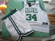 Wholesale Cheap Boston Celtics 34 Paul Pierces white Swingman Basketball Suit