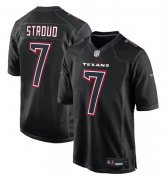 Cheap Men's Houston Texans #7 C.J. Stroud Black Fashion Vapor Untouchable Limited Football Stitched Jersey