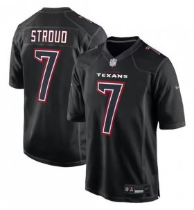 Cheap Men\'s Houston Texans #7 C.J. Stroud Black Fashion Vapor Untouchable Limited Football Stitched Jersey
