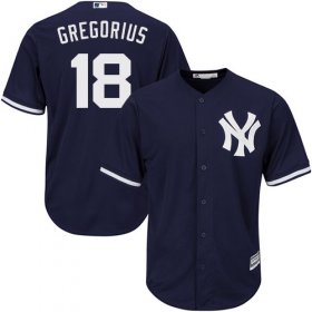 Wholesale Cheap Yankees #18 Didi Gregorius Navy blue Cool Base Stitched Youth MLB Jersey