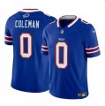 Cheap Men's Buffalo Bills #0 Keon Coleman Blue 2024 Draft F.U.S.E. Vapor Untouchable Limited Football Stitched Jersey