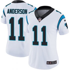 Wholesale Cheap Nike Panthers #11 Robby Anderson White Women\'s Stitched NFL Vapor Untouchable Limited Jersey