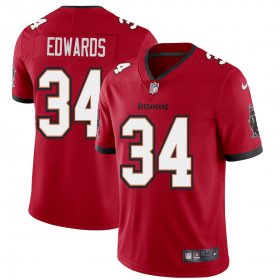 Wholesale Cheap Tampa Bay Buccaneers #34 Mike Edwards Men\'s Nike Red Vapor Limited Jersey