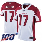 Wholesale Cheap Nike Cardinals #17 Hakeem Butler White Men's Stitched NFL 100th Season Vapor Limited Jersey