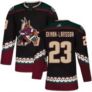 Wholesale Cheap Adidas Coyotes #23 Oliver Ekman-Larsson Black Alternate Authentic Stitched NHL Jersey