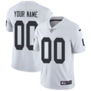 Wholesale Cheap Youth Las Vegas Raiders Customized White Stitched Vapor Untouchable Limited Football Jersey