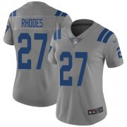 Wholesale Cheap Nike Colts #27 Xavier Rhodes Gray Women's Stitched NFL Limited Inverted Legend Jersey