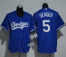 Wholesale Cheap Dodgers #5 Corey Seager Blue Cool Base Stitched Youth MLB Jersey