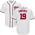 Wholesale Cheap Nationals #19 Anibal Sanchez White New Cool Base Stitched Youth MLB Jersey