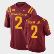 Wholesale Cheap Men Iowa State Cyclones #2 Sean Shaw Jr. College Football Cardinal Replica Jersey