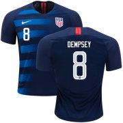 Wholesale Cheap USA #8 Dempsey Away Kid Soccer Country Jersey