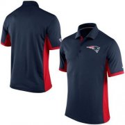 Wholesale Cheap Men's Nike NFL New England Patriots Navy Team Issue Performance Polo