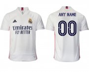 Wholesale Cheap Men 2020-2021 club Real Madrid home aaa version customized white Soccer Jersey