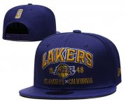 Wholesale Cheap Los Angeles Lakers Stitched Bucket Hats 063