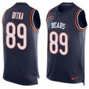 Wholesale Cheap Nike Bears #89 Mike Ditka Navy Blue Team Color Men's Stitched NFL Limited Tank Top Jersey
