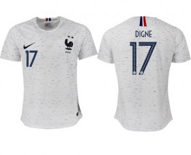 Wholesale Cheap France #17 Digne Away Soccer Country Jersey
