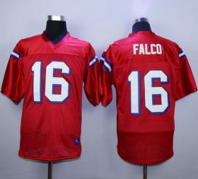 Wholesale Cheap The Replacements #16 Shane Falco Red Stitched Football Jersey