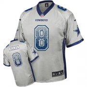 Wholesale Cheap Nike Cowboys #8 Troy Aikman Grey Men's Stitched NFL Elite Drift Fashion Jersey