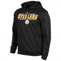Wholesale Cheap Pittsburgh Steelers Majestic Synthetic Hoodie Sweatshirt Black