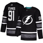Wholesale Cheap Adidas Lightning #91 Steven Stamkos Black Authentic 2019 All-Star Stitched NHL Jersey