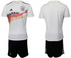 Wholesale Cheap Germany Blank White Home Soccer Country Jersey