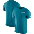 Wholesale Cheap Jacksonville Jaguars Nike On-Field Coaches UV Performance T-Shirt Teal