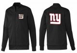 Wholesale Cheap NFL New York Giants Team Logo Jacket Black_1