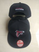 Wholesale Cheap Falcons Team Logo Black Adjustable Hat LT