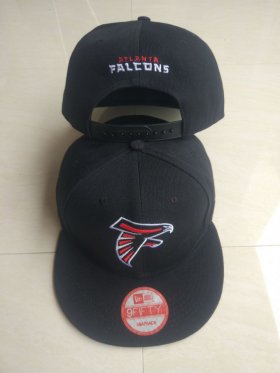Wholesale Cheap Falcons Team Logo Black Adjustable Hat LT