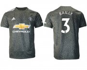 Wholesale Cheap Men 2020-2021 club Manchester United away aaa version 3 black Soccer Jerseys