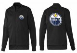 Wholesale Cheap NHL Edmonton Oilers Zip Jackets Black-1