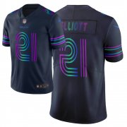 Wholesale Cheap Nike Cowboys #21 Ezekiel Elliott Navy Men's Stitched NFL Limited City Edition Jersey