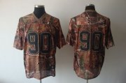 Wholesale Cheap Lions #90 Ndamukong Suh Camouflage Realtree Embroidered NFL Jersey