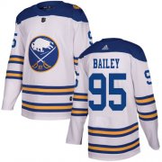 Wholesale Cheap Adidas Sabres #95 Justin Bailey White Authentic 2018 Winter Classic Stitched NHL Jersey